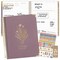 bloom daily planners 2026 Hard Cover Weekly & Monthly Planner, 8.5" x 11", Linen, Purple